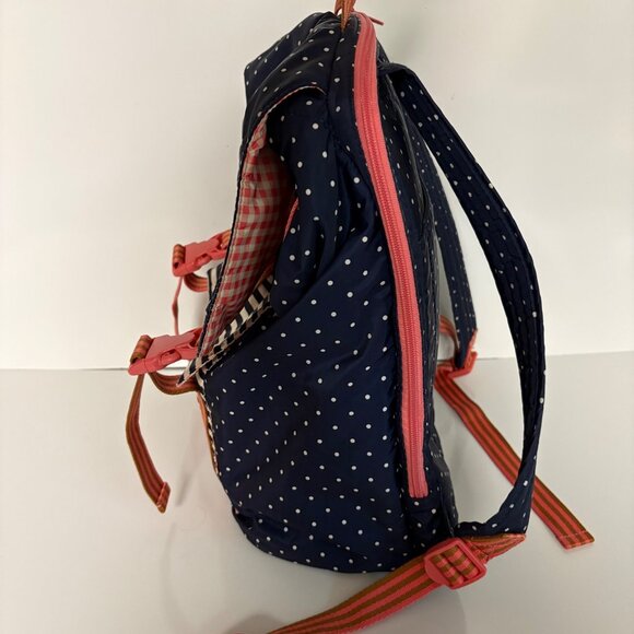 Matilda Jane Backpack Book Bag 435 Make Believe Blue Polka Dots - Picture 8 of 14